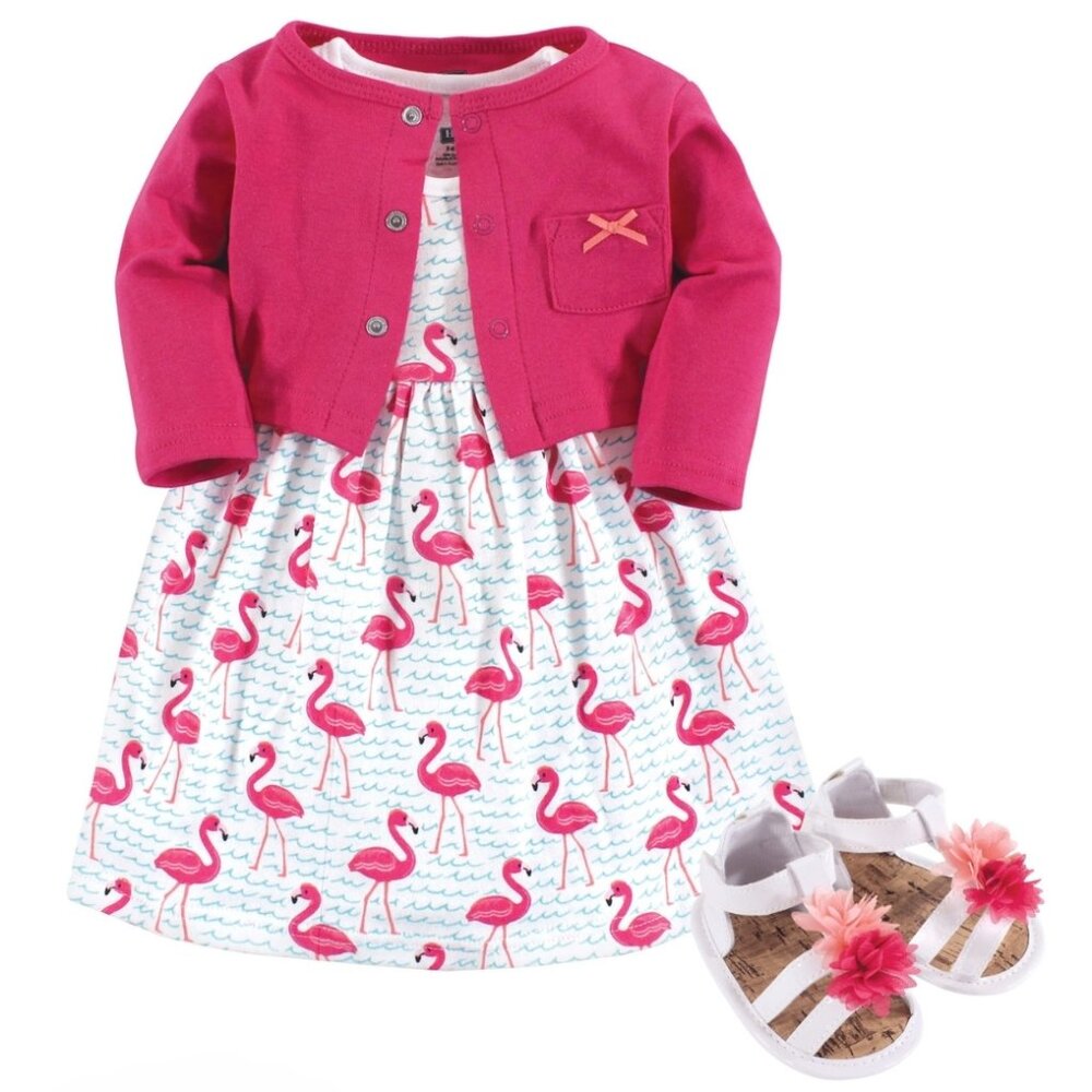 Flamingo set 9-12 months